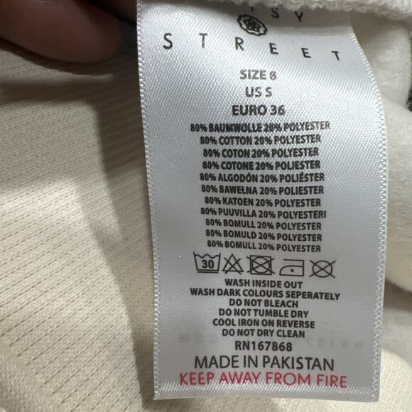 ASOS Daisy Street Oversized Hoodie w/ Vintage Collegiate Graphic Womens Size S - Picture 12 of 14